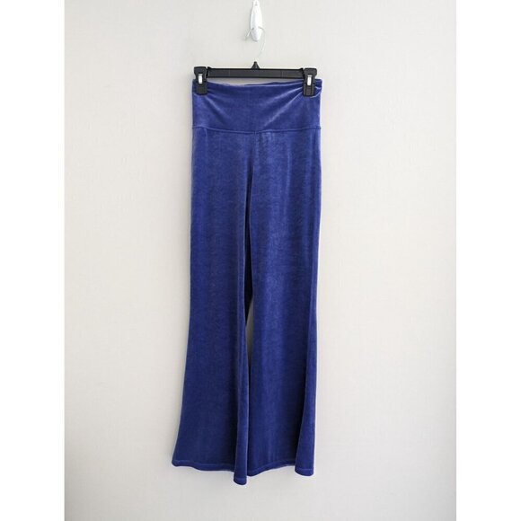 Athleta Elation Velvet Flare Pants in Purple Women's Size XS - Picture 1 of 8